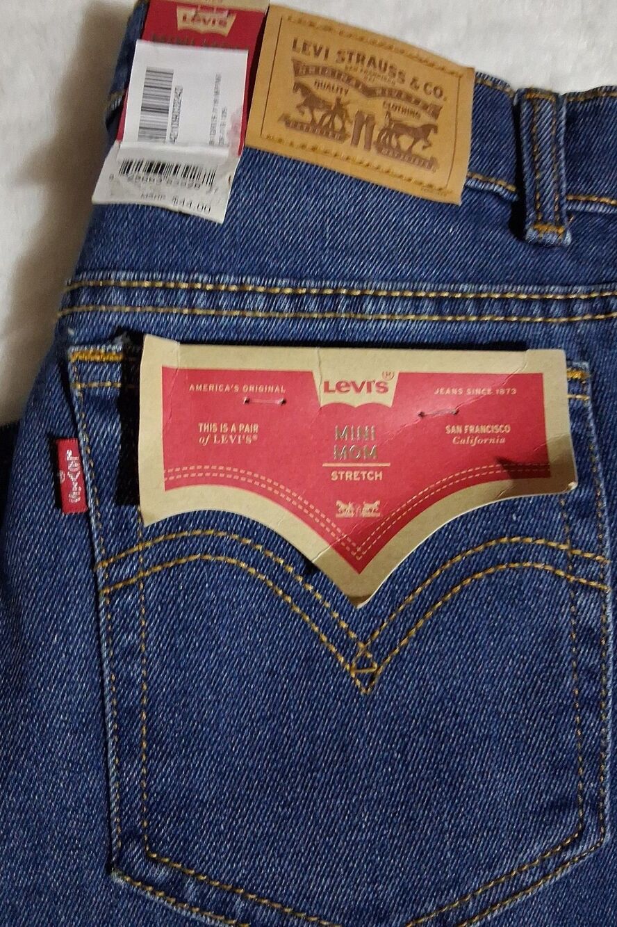 Levi's Mini Mom stretch jeans sz 16 reg - Picture 3 of 5